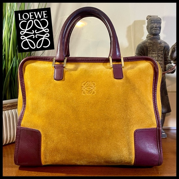 Loewe Handbags - 🎉HP🎉 Loewe Amazona Suede & Leather Handbag